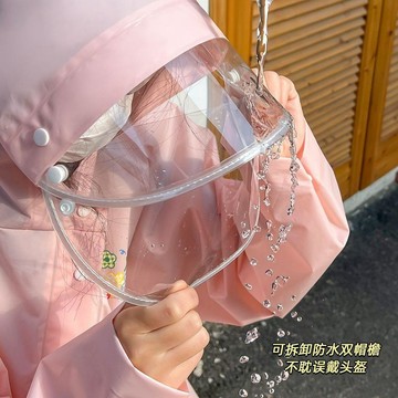 新款【upton】可愛花朵雨衣電動車單人全身防暴雨男女款電瓶車自行車騎行雨披
