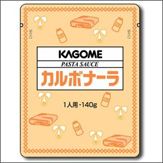 送料無料 カゴメ パスタソースカルボナーラ140g×1ケース（全60本）