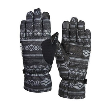 【威飛客WELL FIT】KEVLAR印花防水觸控通勤手套-黑底圖騰