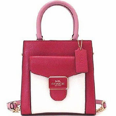 コーチ レザーバッグ COACH アウトレット カラーブロック ミニ ペッパー クロスボディ ハンドバッグ ショルダーバッグ C6994 IMFFL [並行輸入品]