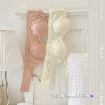 法式格蕾 內衣女小胸聚攏防滑無肩帶薄款抹胸防走光半杯性感文胸