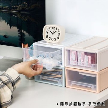 【ONE HOUSE】面寬18_5L可堆疊抽屜收納箱 6入 (單抽/日式/無印風/整理箱/收納櫃)