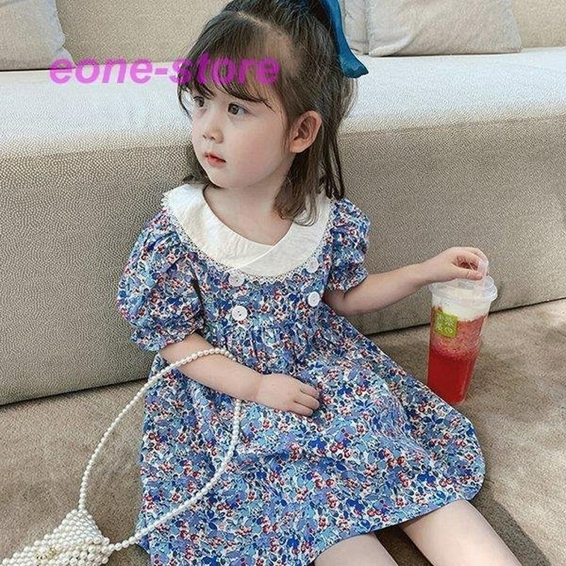 子供服 ワンピース 韓国子ども服 キッズ 女の子 夏服 半袖 花柄ワンピース 子供ドレス 結婚式 誕生日 お姫様 ジュニア ベビー服 赤ちゃん おしゃれ 可愛い 新品 通販 Lineポイント最大get Lineショッピング