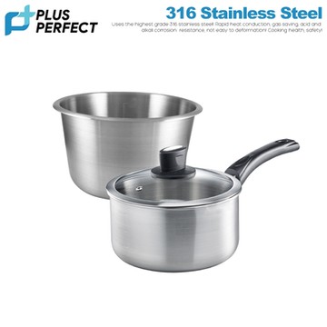 PERFECT理想 金緻316湯鍋22cm(附蓋)+內鍋10人促銷組