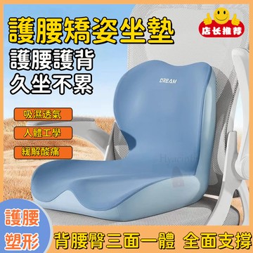 【人體工學】辦公室久坐靠背 一體護腰靠 減壓坐墊 椅子坐墊 矯正坐墊 美臀坐墊 辦公室坐墊 腰靠坐墊 護腰墊 久坐不累