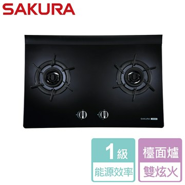 【SAKURA 櫻花】二口雙炫火玻璃檯面爐 G-2921G-LPG-北北基地區含基本安裝