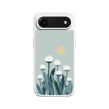 iPhone Air SolidX 白 - ilovedoodle (Lim Heng Swee) - White Cat Flowers - 白貓花朵