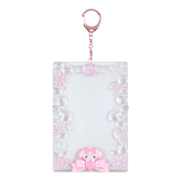 asdfkitty*美樂蒂 硬殼相框鑰匙圈 掛飾 吊飾 擺飾-日本正版商品