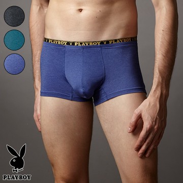 【PLAYBOY】親肌感個性魅力平口褲
