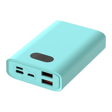 POLYBATT LED 數字顯示行動電源 PD+QC3.0 22W  H10000  藍色