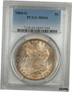 アンティークコイン NGC PCGS Morgan Silver Dollar Coin MS-64 Toned