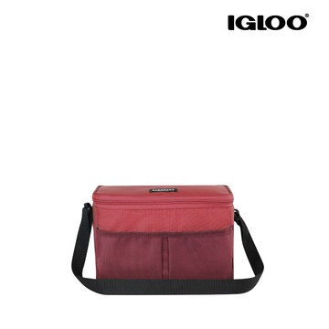 IGLOO 軟式保冷包 【紅】 66484 COLLAPSE & COOL 6｜ 露營 踏青 保鮮 保冷袋 外送 生鮮購物
