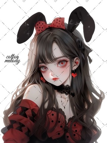 original sticker no.610 人物貼紙 原創貼紙 人物貼紙 女孩貼紙 原創人物貼紙