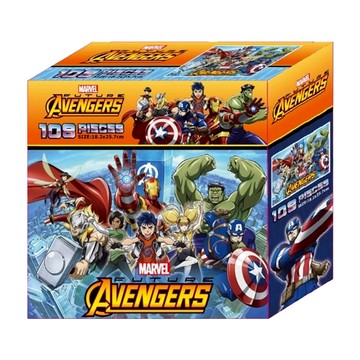 復仇者聯盟 機械大戰拼圖  108片  1盒