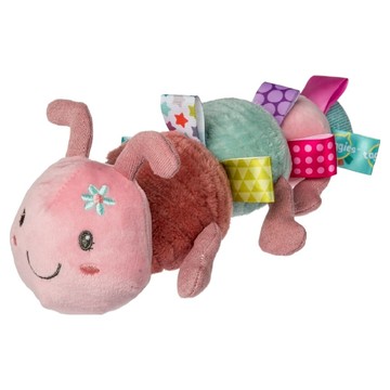 mary meyer 蜜兒 標籤安撫玩偶  妞妞毛毛蟲 粉色  1個  28 x 17 cm