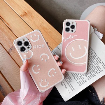 ins可愛相框笑臉皮紋OPPOA72手機殼K5軟殼K3卡通A32硅膠a53-5G情侶簡約A93全包A55保護套A91/f15潮款realmeX2