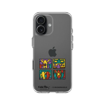 iPhone 17 Clear Case（相機按鈕） 透明 - Keith Haring - 普普商店
