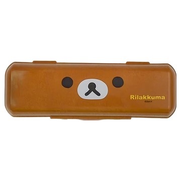 Rilakkuma 拉拉熊 餐具盒  拉拉熊 咖啡色  1個