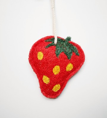 洗刷刷-天然廚房菜瓜布-草莓兒