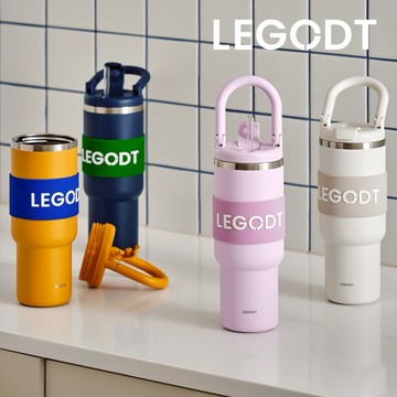 【LEGODT】多巴胺提把保溫瓶 1000ml 含吸管+吸管刷
