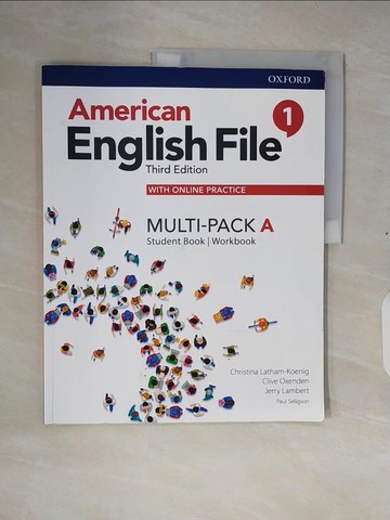【書寶二手書T2／語言學習_ZNF】American English File 3e Multipack 1a Pack_Oxenden Et Al