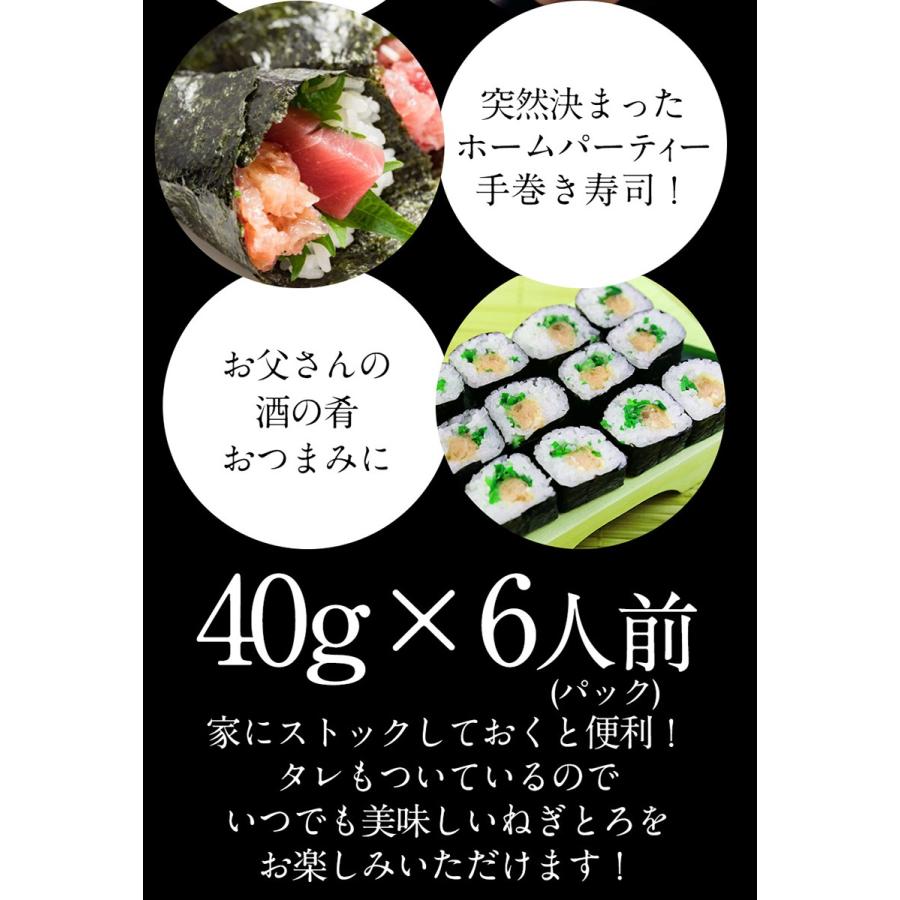 サーモン ネギトロ 冷凍 40g×6パック 個食 お取り寄せ ねぎとろ 海鮮 お試し 在宅 母の日 父の日 敬老 在宅応援 中元 お歳暮 ギフト