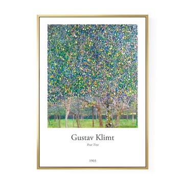 菠蘿選畫所 克林姆 梨樹 AVAR4614G  59.4 x 42cm  金色