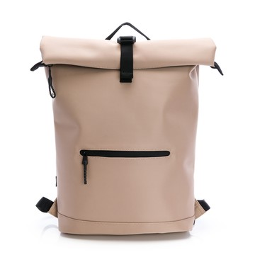 防潑磁吸扣捲式後背包19L-拿鐵棕(289511141)