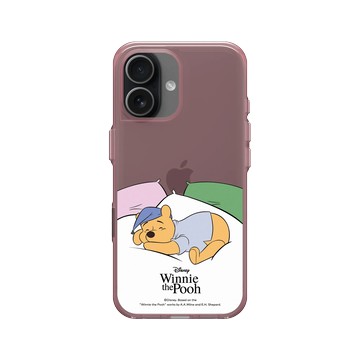 iPhone 17 Clear (相機按鈕) 晶醺玫 - 迪士尼-小熊維尼 Disney Winnie The Pooh - 枕頭上的維尼