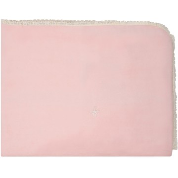 La stupenderia Pink Blanket For Baby Girl With Bow