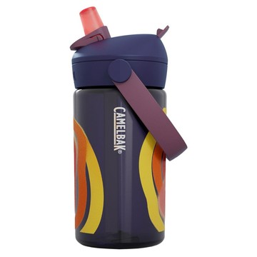 CAMELBAK Flip Straw 咬嘴吸管水瓶RENEW 星際風洞  藍黃橘  1個  400ml
