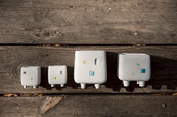 水泥器皿 /小公寓 4入一組不含植栽