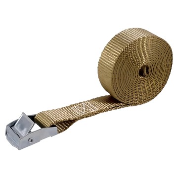 FAD 棘輪式綑綁帶  3米/5米  按扣式貨物捆綁帶  高強度  卡其  1條