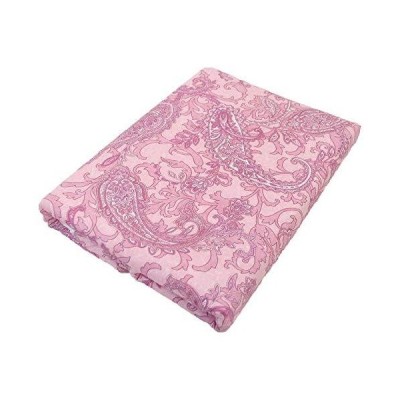 綿100％ ガーゼ 掛け布団カバー 日本製 シングル 150cmX210cm ペイズリー 柄 ピンク