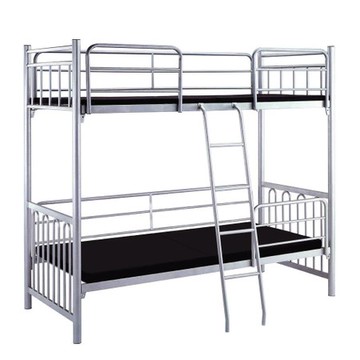 【MUNA家居】3尺雙層鐵床/烤銀/T1-10