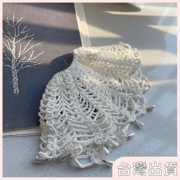 ✨臺灣出貨✨【飾飾如意】原創手工編織蕾絲裙襬髮圈氣質法式穿珠大腸髮飾頭飾女春夏新款