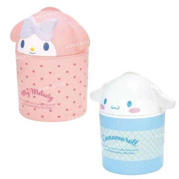 小禮堂 Sanrio 三麗鷗 掀蓋式造型垃圾桶 (大頭款) 美樂蒂 布丁狗