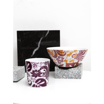 瑞典皇家Rorstrand羅斯蘭 Hanna幸福花繪 北歐餐盤碗陶瓷杯 絕版