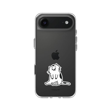 iPhone Air Clear Case（相機按鈕） 透明 - 馬來貘 Laimo - 沮喪貓咪