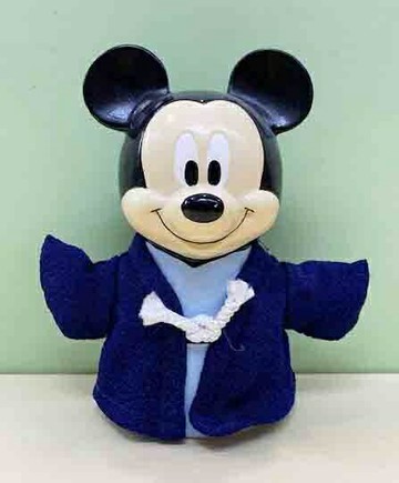 【震撼精品百貨】Micky Mouse 米奇/米妮  造型存錢桶 和風米奇藍#23659 震撼日式精品百貨