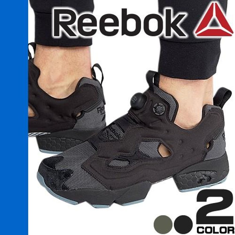 リーボック Reebok スニーカー ポンプ ポンプフューリー メンズ シューズ ローカット 靴 紐なしスニーカー おしゃれ 黒 ブラック  INSTAPUMP FURY MTP | LINEブランドカタログ