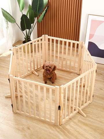 公司貨 最低价 免運 寵物狗狗圍欄柵欄室內中小型犬比熊泰迪可折疊門欄自由組合狗籠子