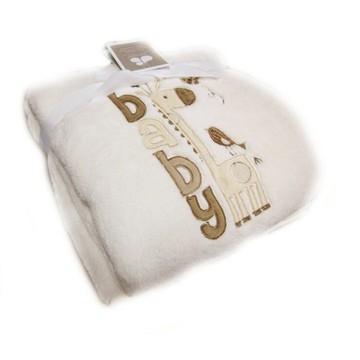 美國just born多功能寶寶攜帶毯-長頸鹿柔舒毯