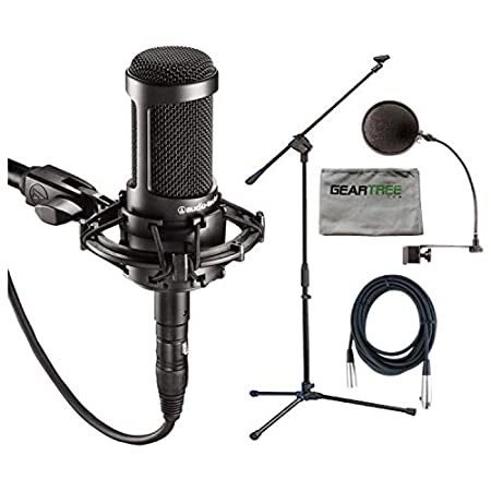 特別価格Audio Technica AT2035 Condenser Mic   Pop Filter   Mic Stand   XLR Cable好評販売中