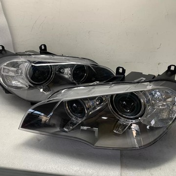 (質量保固）07-13款款BMW X5E70LED大燈總成原裝前大燈