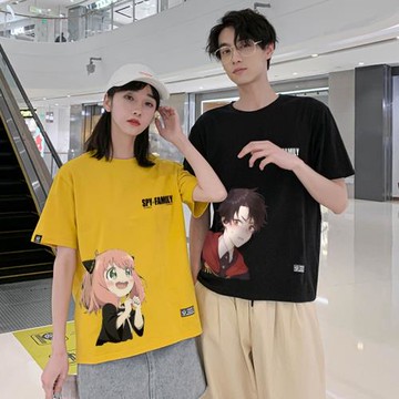 SPY×FAMILY間諜過家家t恤漫畫周邊情侶阿尼亞次子短袖日系二次元