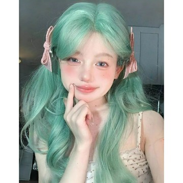 【巴黎精品】現貨+預購 長假髮透氣假髮片輕量隱形增髮整頂假髮角色扮演-中分前額蕾絲捲髮女假髮a1hq57