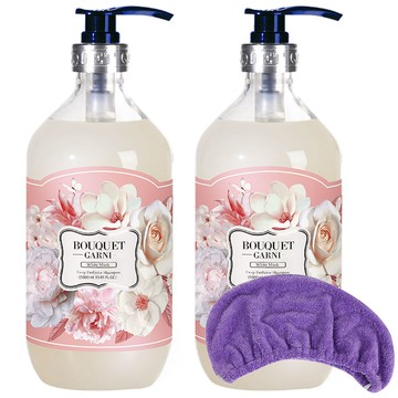 Bouquet Garni 香水洗髮精（白麝香／1000ml／2入）《送超細纖維浴帽》