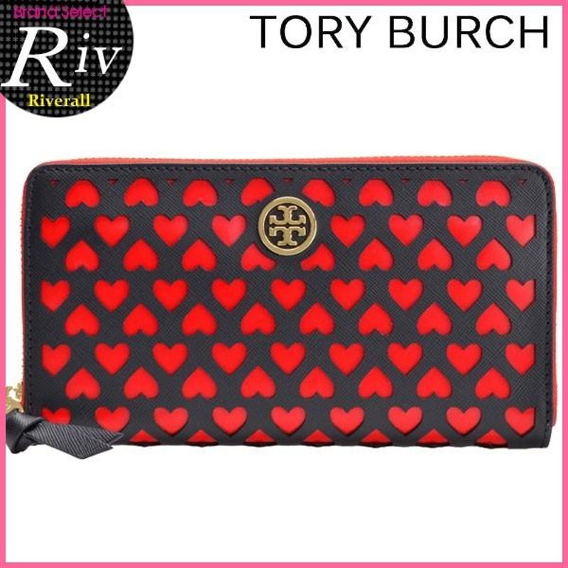 トリーバーチ TORY BURCH 財布 長財布 ハート ラウンド