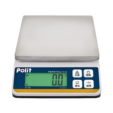 polit沛禮kt-66專業級電子秤 最大秤量3-10kg (防塵套 磅秤 可插電